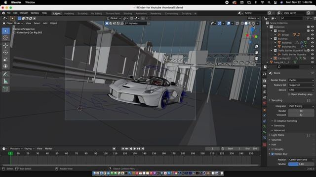 Five basic tips for animating cars in Blender смотреть онлайн