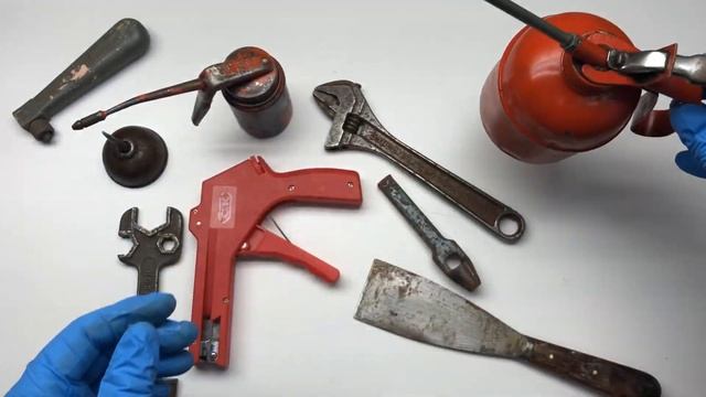 Tool haul Fleamarket/carboot sale Vintage oil cans adjustable wrenches + Guess the price 04/10/3020 смотреть онлайн