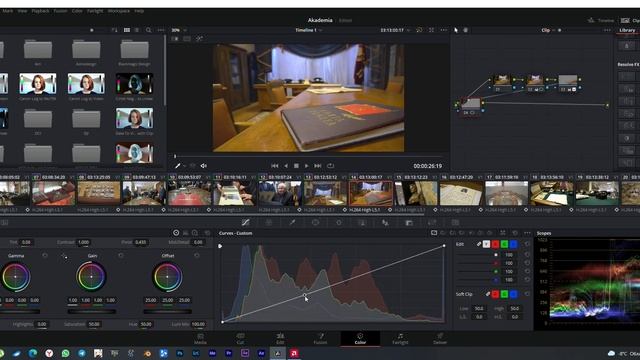 Как мы выполняем цветокоррекцию в Davinci resolve 17 / Svidedom смотреть онлайн