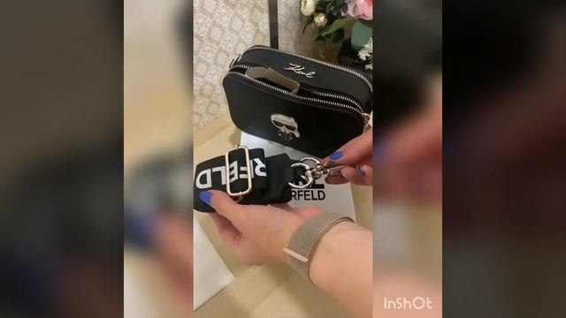 Сумка кросс-боди Karl Lagerfeld в премиальном качестве