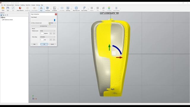 QS Tutorials_ Align Object In Space - How To Do Reverse Engineering With QUICKSURFACE