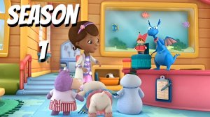 Сериал Доктор Плюшева / Doc McStuffins Сезон 1 серия 18. День рождения Хелли + И у акул болят зубы