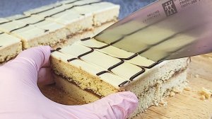 Школьное пирожное с повидлом 🍑 Песочная полоска из СССР! Вкус детства, который нельзя забыть!