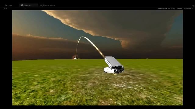 Tank / MLRS battery and Destroyer Firing || Weapon programming in Unity3D смотреть онлайн