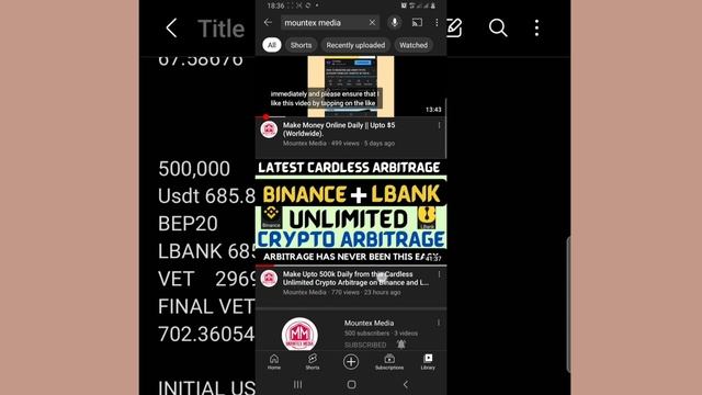 WATCH THIS! Before you Embark on Unlimited Crypto Arbitrage Btw Binance and LBank. смотреть онлайн