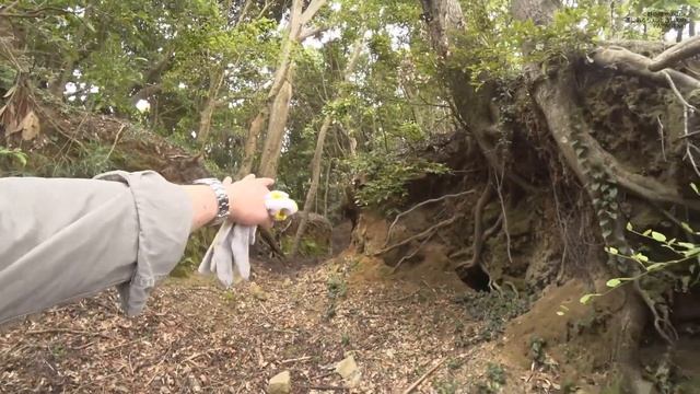 【戦跡・地下壕】野砲陣地のある山を巡る～野砲陣地・地下壕・交通壕など [字幕あり] смотреть онлайн