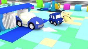 Веселая Школа — Развивающее видео для детей про пожар — АВТОМАСТЕРСКАЯ, МОЙКА и машинки для малышей