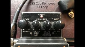 Boss Metal Zone MT-2 No-Solder Mod Analysis - Before and After / Amp and FX Loop, No Talking