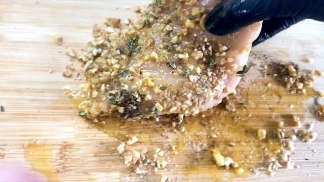 Chicken Breast with Mandarins - Курица с мандаринами 🍊в горчично-медовом 🍯🥜маринаде смотреть онлайн