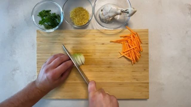 Готовим куриный суп с лапшой смотреть онлайн