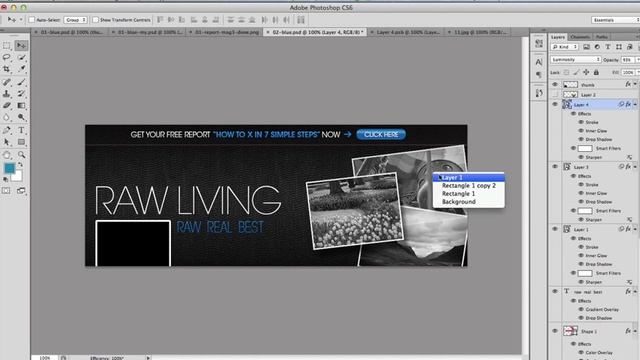 03 - how to change images in templates using smart objects смотреть онлайн