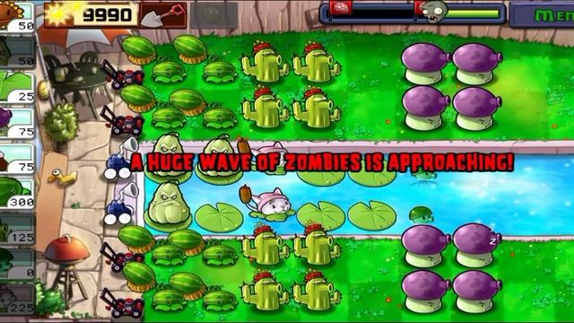 Plants Vs Zombies - Adventure Pool Level 1 Full Walkthrough