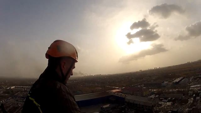 Ropejumping Труба Полтинник 50м GoPro 14/04/13 вид сверху Сергей смотреть онлайн