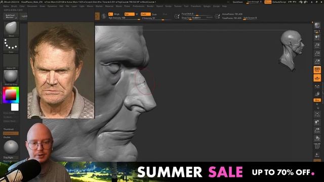 Sculpting a Character - Summer Sale Stream смотреть онлайн
