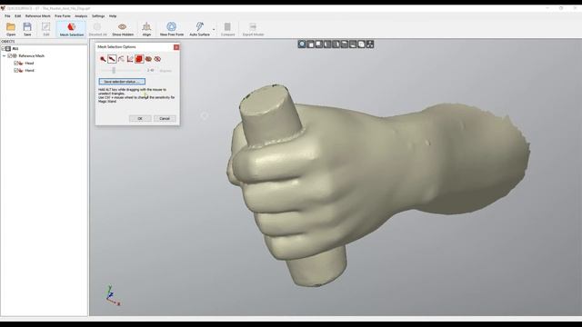 QS Tutorials_ Mesh Selection Status - How to do Reverse Engineering with QUICKSURFACE смотреть онлайн