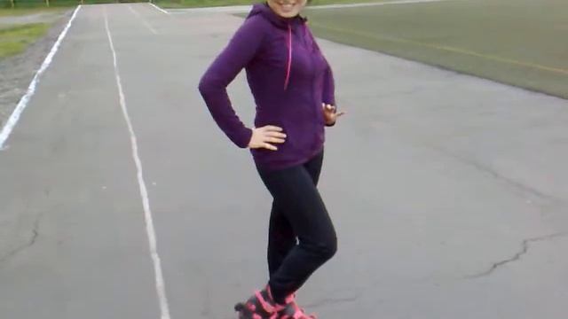 Мое катание на роликах))))) смотреть онлайн