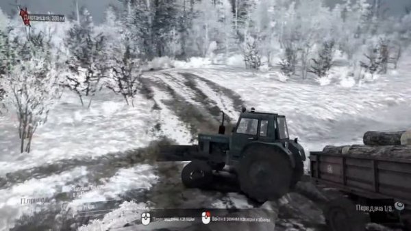 Spintires Mudrunner Mods- трактор МТЗ-82