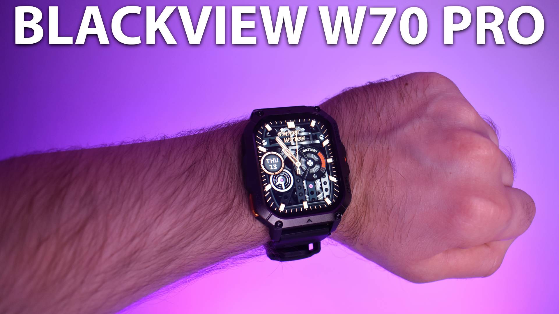 Смарт часы Blackview W70 Pro распаковка и обзор