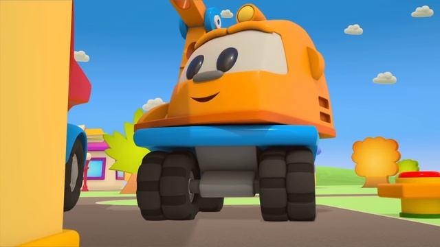 Мультфильмы для малышей | Лёва Грузовичок на батуте? Мультики про машинки и грузовики смотреть онлайн