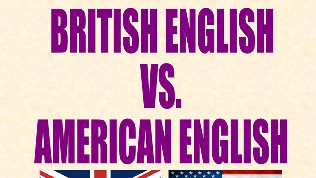 American Vs British English