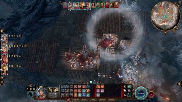 Kar'niss vs 4 Rangers level 6, BG3 Honour mode, no consumable/tadpole смотреть онлайн