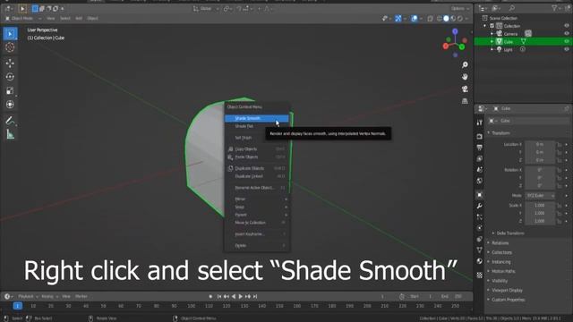 Blender 2.8 | How to Get Smooth Edges With Low Poly Count | 30 Seconds смотреть онлайн