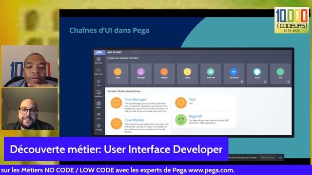 Webinaire NO CODE : Découverte métiers 'UI Developer' et 'System Architect' смотреть онлайн