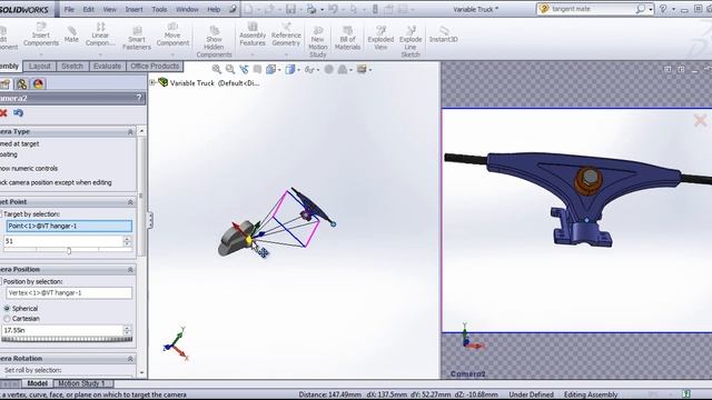 SolidWorks Tutorial: Adding a Camera for Photoview Renders by SolidWize смотреть онлайн