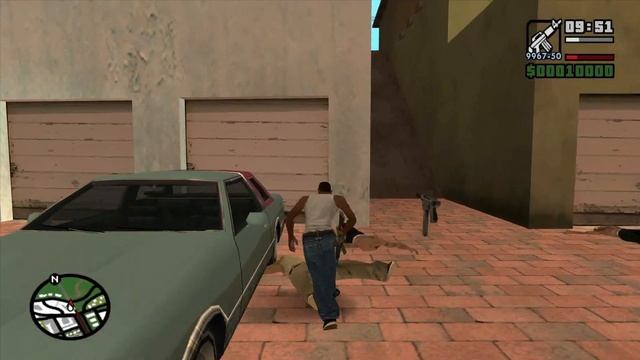 What CJ did to OG LOC after final mission End of the Line of GTA San Andreas? смотреть онлайн
