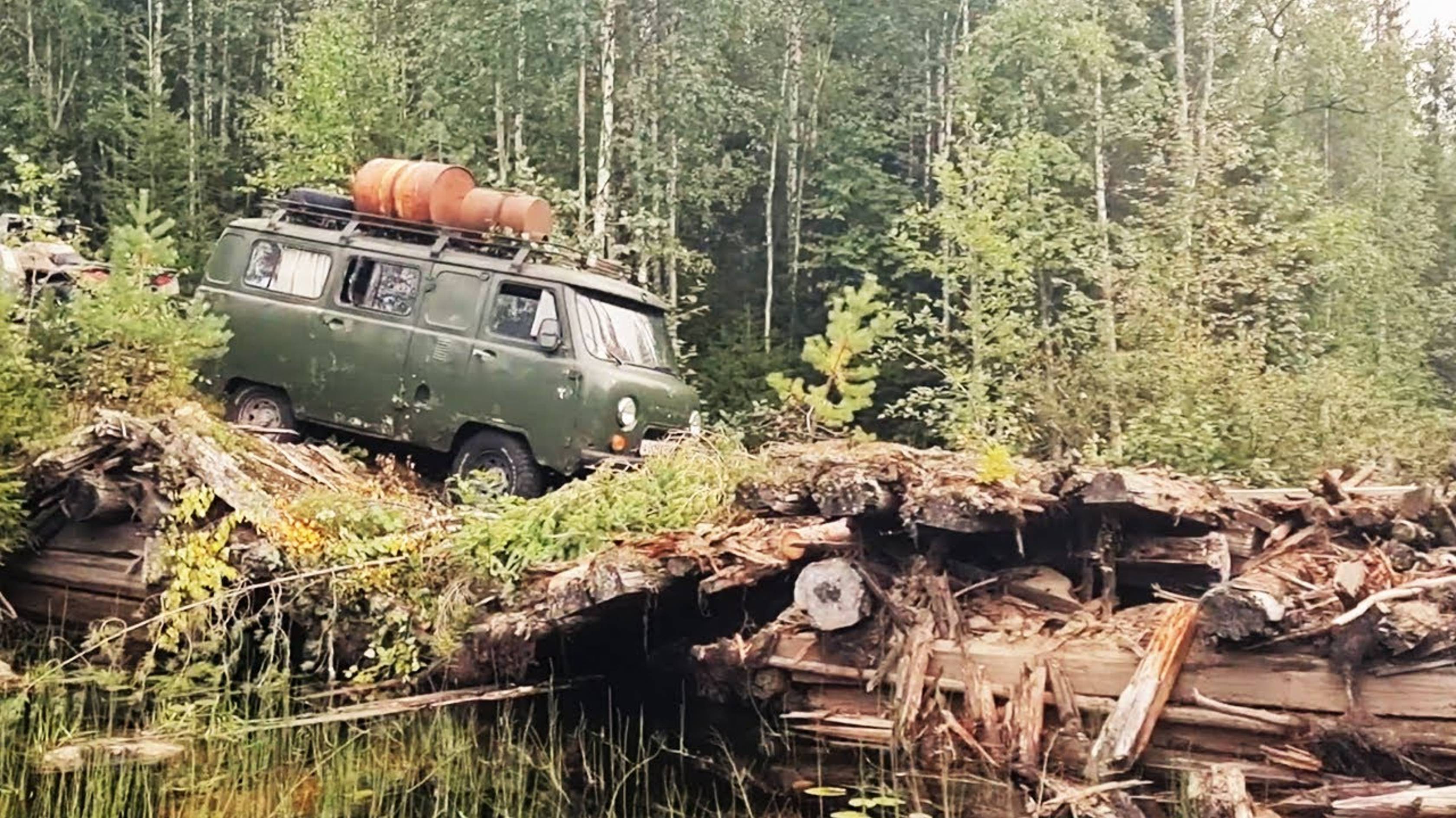 УАЗ буханка в деле! Стальные карельские яйца.