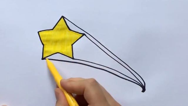 How to draw a Shooting Star ✏️ смотреть онлайн
