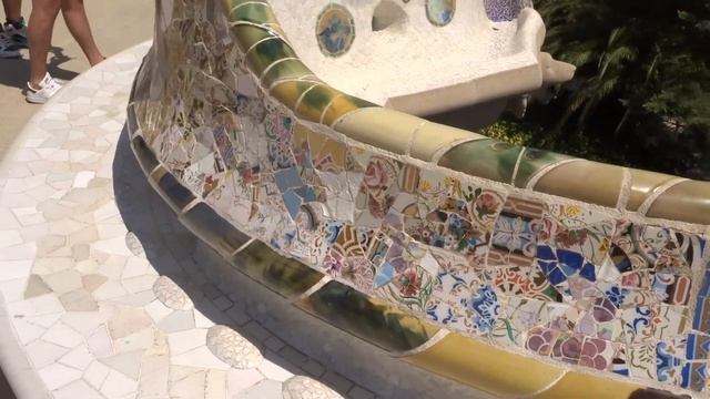 Барселона. Парк Гуэля. Вид с балкона смотреть онлайн