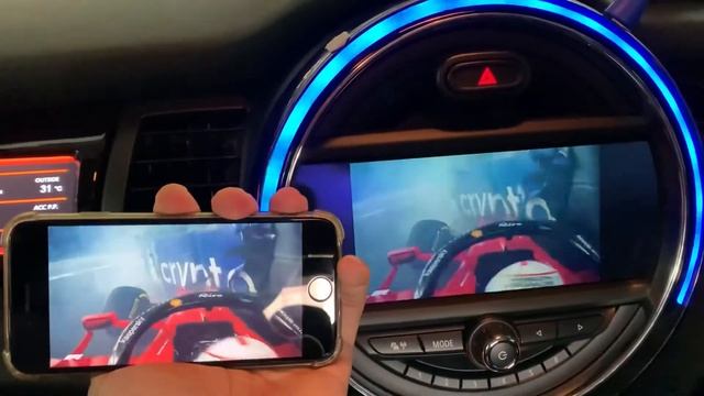 Volando Wireless Apple CarPlay with Reverse Camera & Android Ent. In Mini Cooper F55 2015 смотреть онлайн