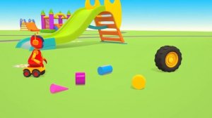 Игры в стройку - Строительная техника для детей! Мультики про машинки для малышей Веселая Школа