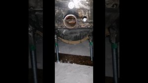 Печь в палатку. Огнетушитель, вторая жизнь.