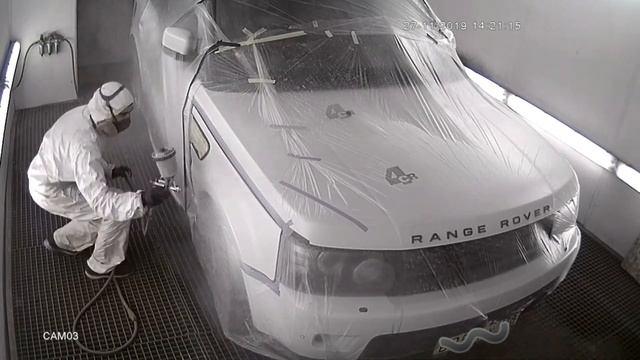 Range rover покраска смотреть онлайн