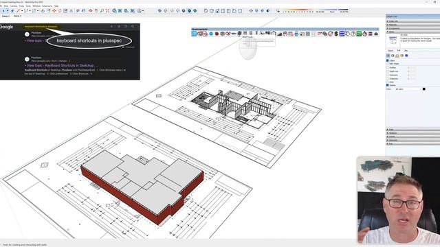 Staying on Axis equals accuracy in PlusSpec BIM for SketchUp DWG tracing workflow. смотреть онлайн