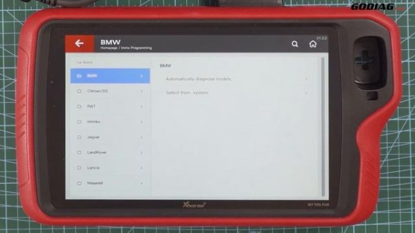 GODIAG GT100 Test Platform | VVDI KEY TOOL PLUS Program CAS4 Key on Bench