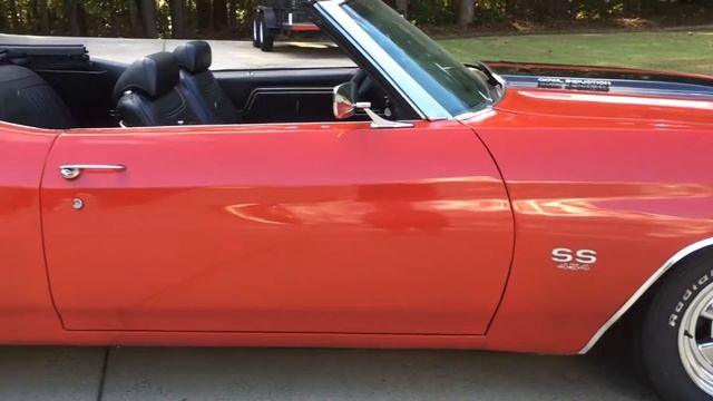 1971 Chevelle SS Convertible, 454, M22 4 speed, 12 bolt 3.42 posi смотреть онлайн