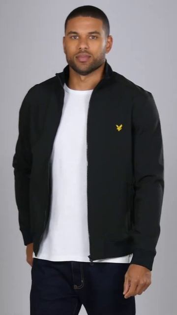 Studio - Lyle and Scott Zip Through Funnel Jacket смотреть онлайн