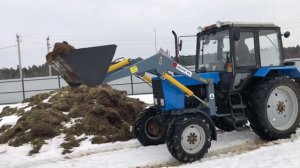 Погрузчик Фаворит-800 Палехагромаш на МТЗ