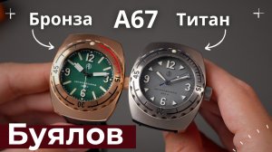 А67 Титан и Бронза. Новые часы Буялов.
