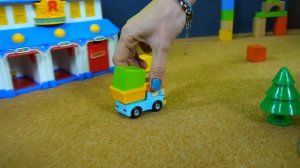 Видео про игрушечные машинки: Робокар Поли - игрушечная автомойка