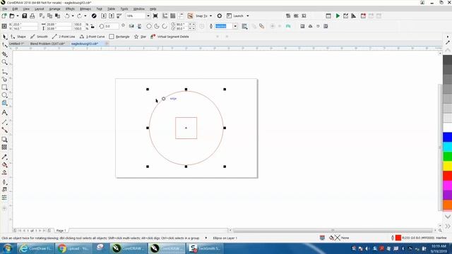 Corel Draw Tips & Tricks make an Object to be on top of a second Object смотреть онлайн