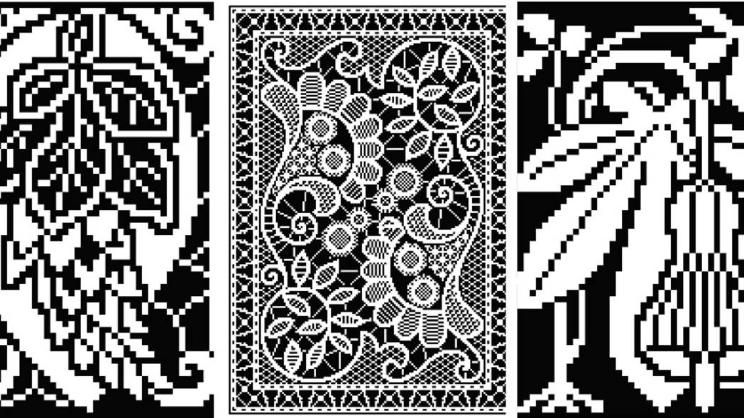 Art Deco (Арт-деко) и неоклассицизм. Рукоделие, вышивка, вязание. Подборка №119. СТАРИННЫЕ СХЕМЫ. смотреть онлайн