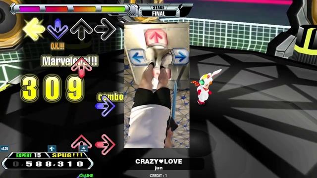 [DDR A3] CRAZY♥LOVE (ESP-15) 999,720 PFC смотреть онлайн