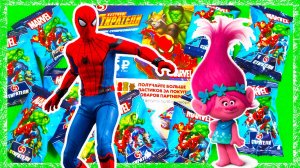 ПЯТЁРОЧКА! АКЦИЯ MARVEL СУПЕРГЕРОИ СТИРАТЕЛИ Что круче тролластики или герои Марвел