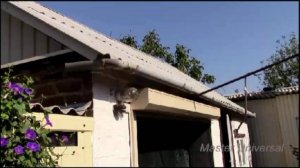 Водосток из канализационных труб.