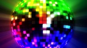 Психоделика - Заставка - Вращающийся красочный диско шар