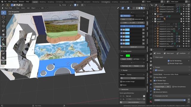 Blender MeasureIt weird stretching problem solved смотреть онлайн